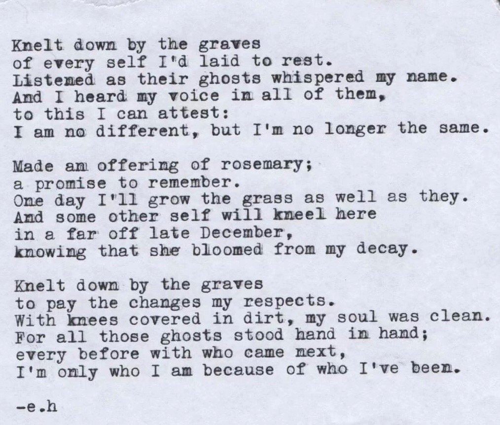 Poem, The Grave by Erin Hanson